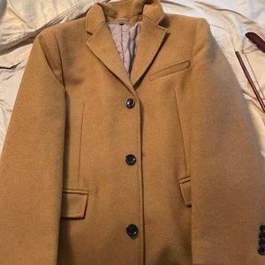 J Crew Thompson Topcoat - Tan